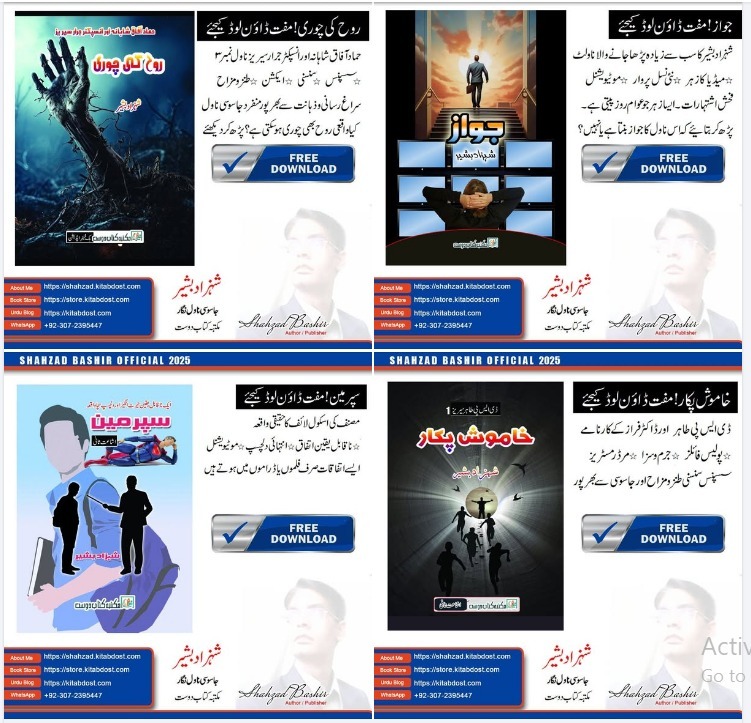 4 best urdu novels by top author shahzad bashir